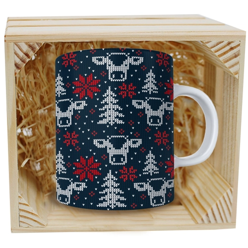 SUPER KUBEK 330ml W SKRZYNCE NA PREZENT ŚWIĄTECZNY