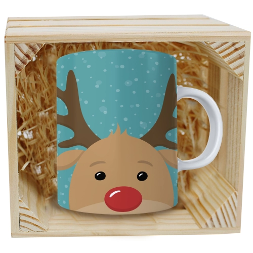 SUPER KUBEK 330ml W SKRZYNCE NA PREZENT ŚWIĄTECZNY