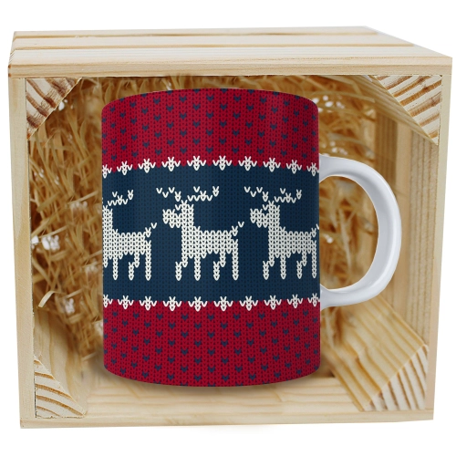 SUPER KUBEK 330ml W SKRZYNCE NA PREZENT ŚWIĄTECZNY