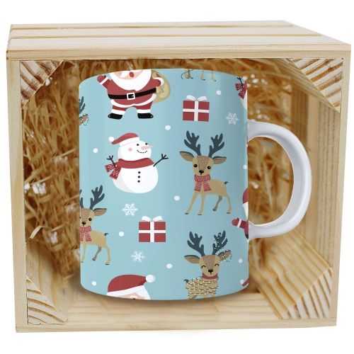 SUPER KUBEK 330ml W SKRZYNCE NA PREZENT ŚWIĄTECZNY