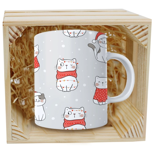 SUPER KUBEK 330ml W SKRZYNCE NA PREZENT ŚWIĄTECZNY