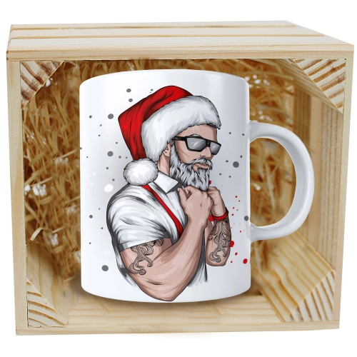 SUPER KUBEK 330ml W SKRZYNCE NA PREZENT ŚWIĄTECZNY