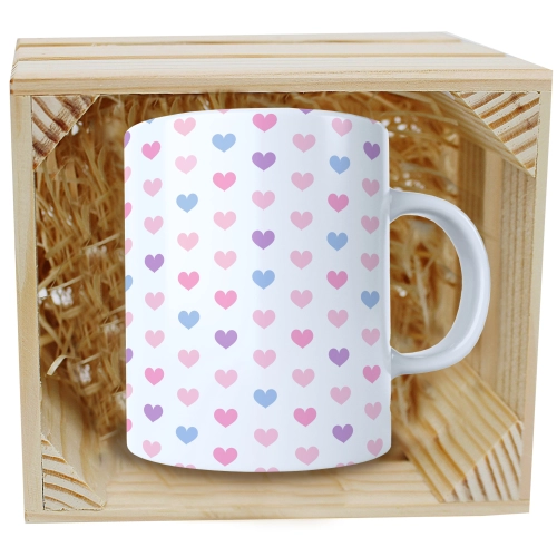 PREZENT WALENTYNKI DZIEŃ KOBIET KUBEK W SKRZYNCE