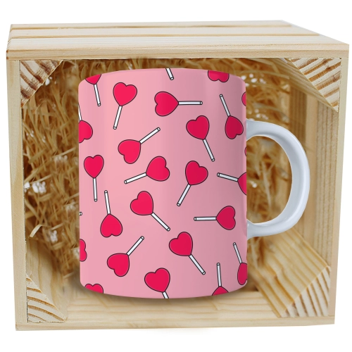 PREZENT WALENTYNKI DZIEŃ KOBIET KUBEK W SKRZYNCE