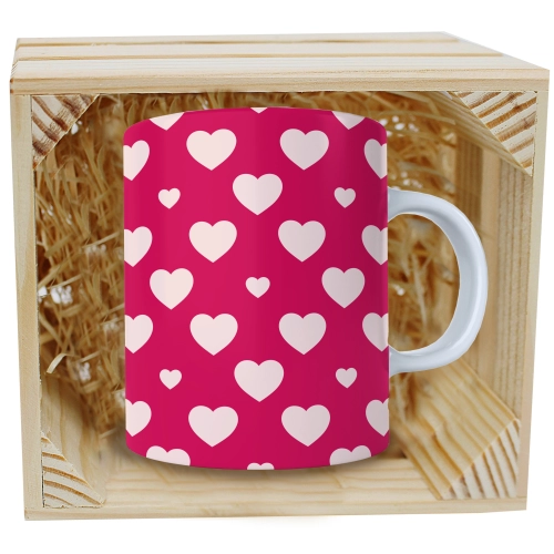 PREZENT WALENTYNKI DZIEŃ KOBIET KUBEK W SKRZYNCE