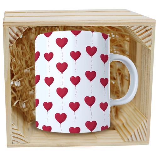 PREZENT WALENTYNKI DZIEŃ KOBIET KUBEK W SKRZYNCE