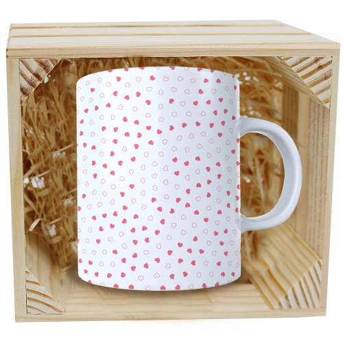 PREZENT WALENTYNKI DZIEŃ KOBIET KUBEK W SKRZYNCE