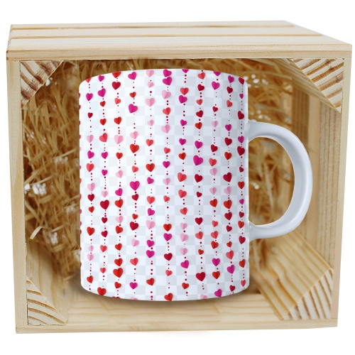 PREZENT WALENTYNKI DZIEŃ KOBIET KUBEK W SKRZYNCE