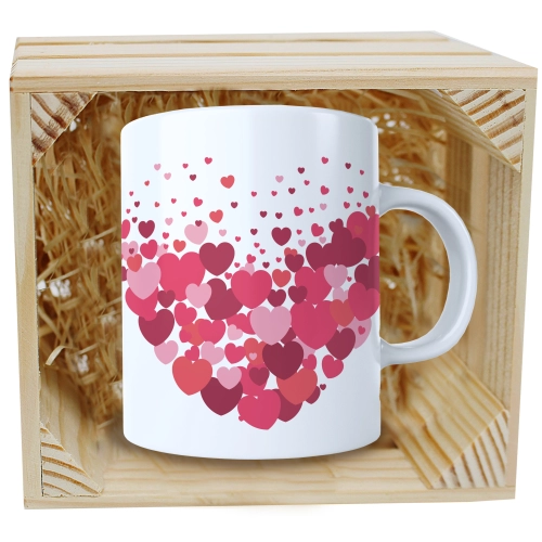 PREZENT WALENTYNKI DZIEŃ KOBIET KUBEK W SKRZYNCE