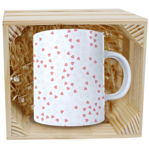 PREZENT WALENTYNKI DZIEŃ KOBIET KUBEK W SKRZYNCE