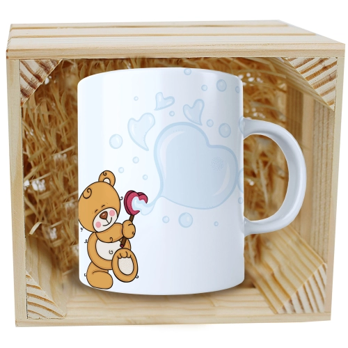 PREZENT WALENTYNKI DZIEŃ KOBIET KUBEK W SKRZYNCE