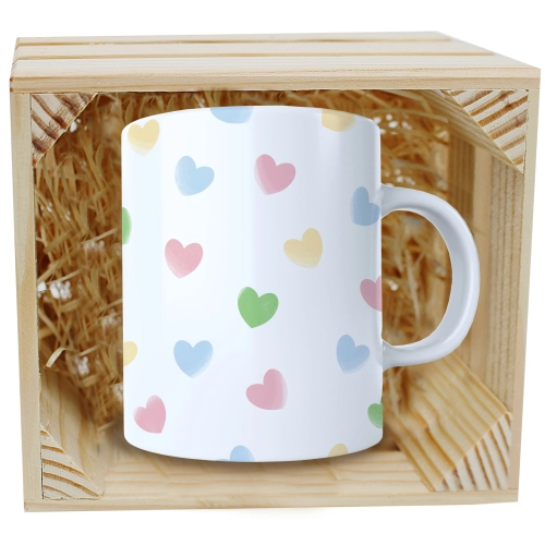 PREZENT WALENTYNKI DZIEŃ KOBIET KUBEK W SKRZYNCE