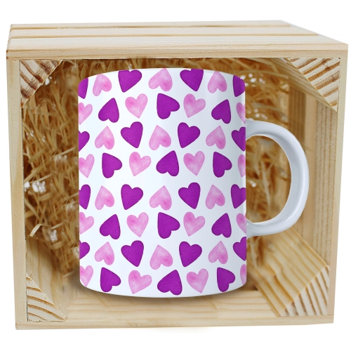 PREZENT WALENTYNKI DZIEŃ KOBIET KUBEK W SKRZYNCE