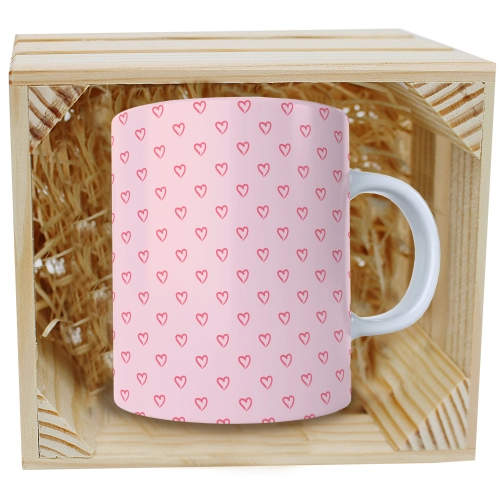 PREZENT WALENTYNKI DZIEŃ KOBIET KUBEK W SKRZYNCE