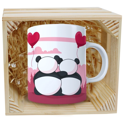 PREZENT WALENTYNKI DZIEŃ KOBIET KUBEK W SKRZYNCE