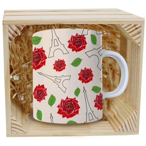 PREZENT WALENTYNKI DZIEŃ KOBIET KUBEK W SKRZYNCE