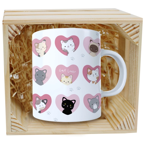 PREZENT WALENTYNKI DZIEŃ KOBIET KUBEK W SKRZYNCE