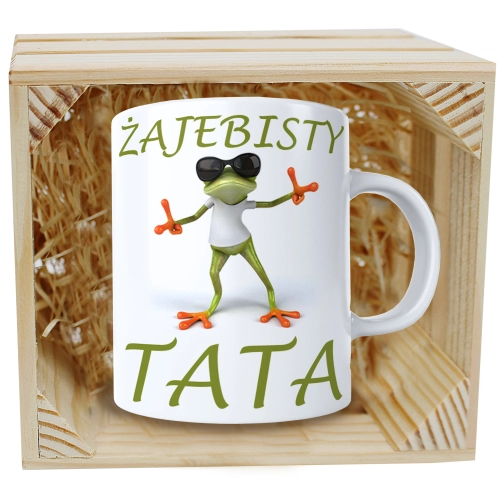 KUBEK W SKRZYNCE NA PREZENT DZIEŃ OJCA TATY TATA