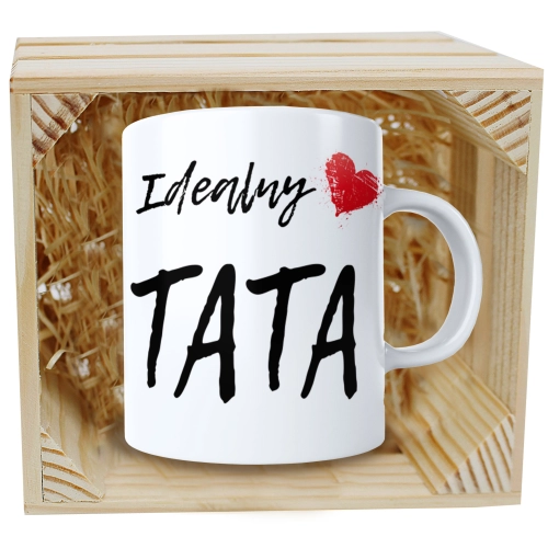 KUBEK W SKRZYNCE NA PREZENT DZIEŃ OJCA TATY TATA