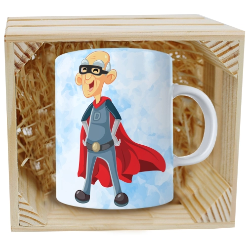 PREZENT KUBEK Z NADRUKIEM DLA DZIADKA W SKRZYNCE