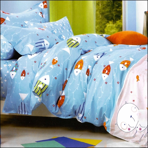KOMPLET POŚCIELI 180x200 KOŁDRA 100% BAWEŁNA 2 POSZEWKI 70x80 PRZEŚCIERADŁO