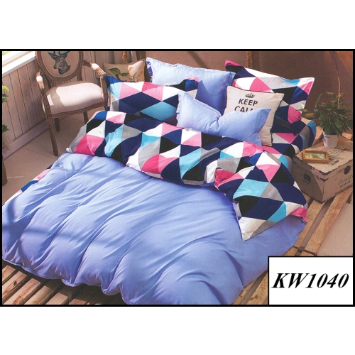 KOMPLET POŚCIELI 100% BAWEŁNA DWUSTRONNA POŚCIEL 140x200 + PRZEŚCIERADŁO