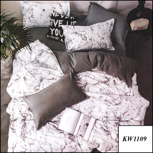 KOMPLET POŚCIELI 100% BAWEŁNA DWUSTRONNA POŚCIEL 135x200 + PRZEŚCIERADŁO