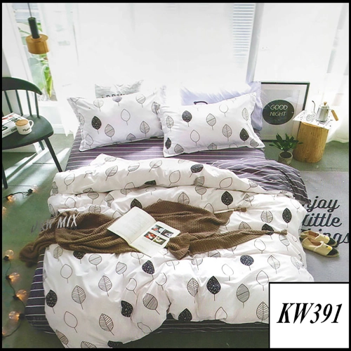 KOMPLET POŚCIELI 100% BAWEŁNA DWUSTRONNA POŚCIEL 140x200 + PRZEŚCIERADŁO