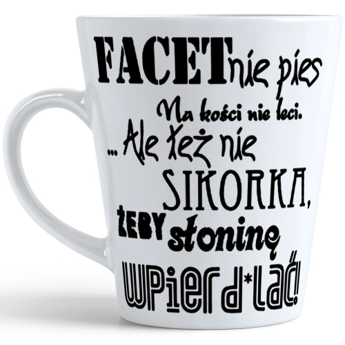 KUBEK DLA FACETA NADRUKIEM PREZENT DZIEŃ CHŁOPAKA