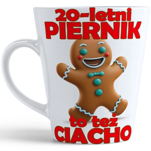KUBEK LATTE PREZENT URODZINY 20 DWUDZIESTKĘ ZNAK