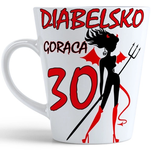 KUBEK LATTE PREZENT URODZINY 30 TRZYDZIESTKĘ ZNAK