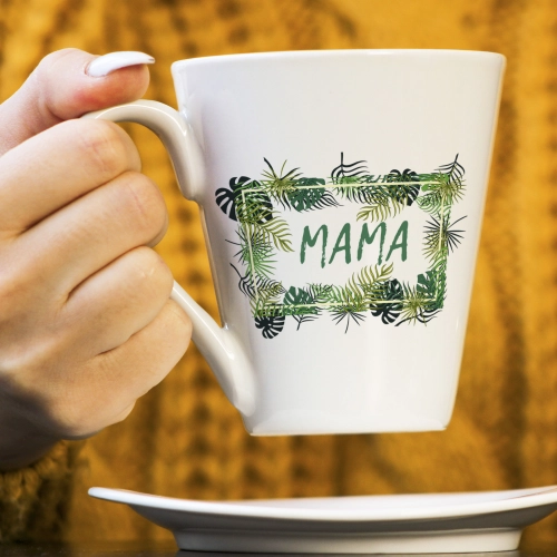 KUBEK LATTE 330ml DLA MAMY Z NADRUKIEM NA PREZENT DZIEŃ MATKI MAMA MAMUSIA