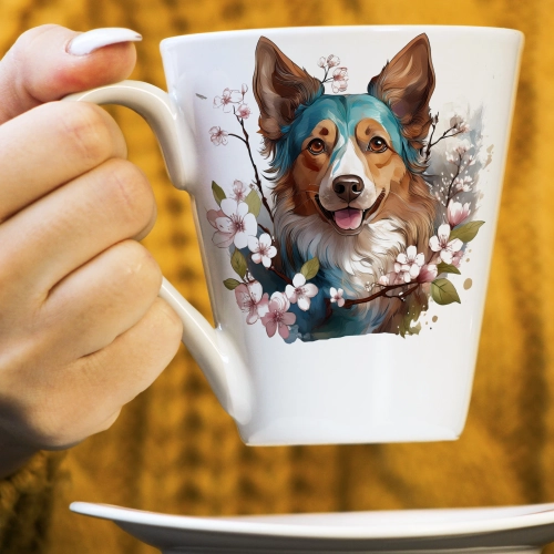 WIOSENNY WIELKANOCNY KUBEK LATTE 330ml PREZENT WIOSNA PIES