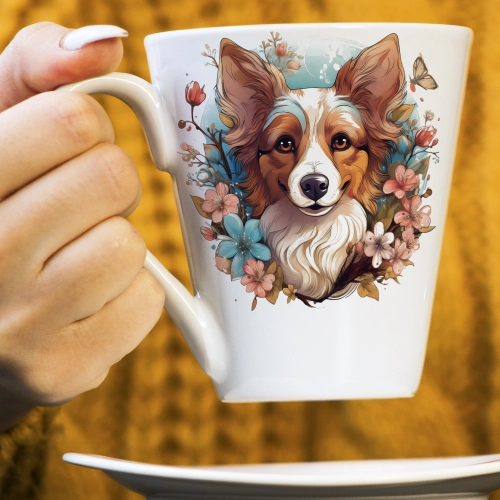 WIOSENNY WIELKANOCNY KUBEK LATTE 330ml PREZENT WIOSNA PIES