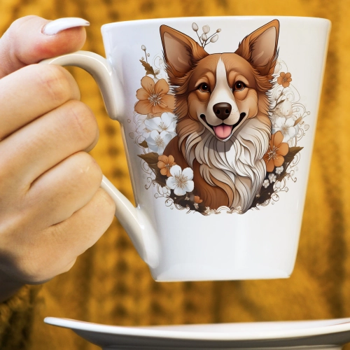 WIOSENNY WIELKANOCNY KUBEK LATTE 330ml PREZENT WIOSNA PIES