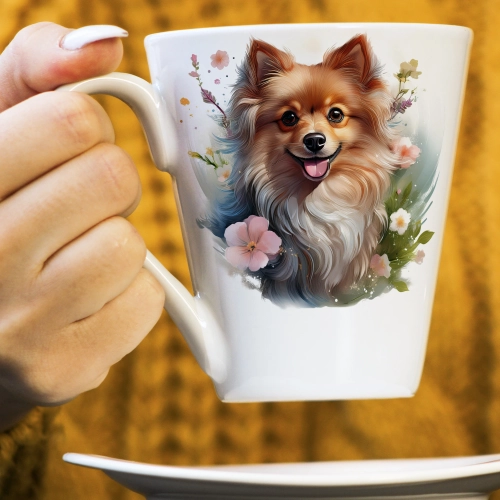 WIOSENNY WIELKANOCNY KUBEK LATTE 330ml PREZENT WIOSNA PIES