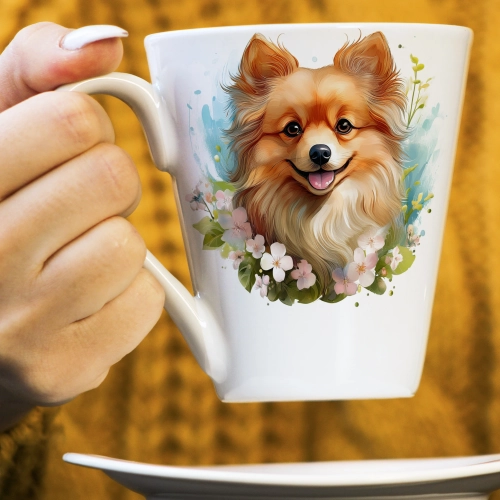 WIOSENNY WIELKANOCNY KUBEK LATTE 330ml PREZENT WIOSNA PIES