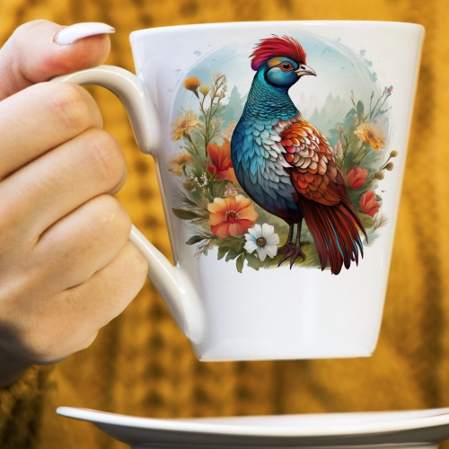 WIOSENNY WIELKANOCNY KUBEK LATTE 330ml PREZENT WIOSNA BAŻANT