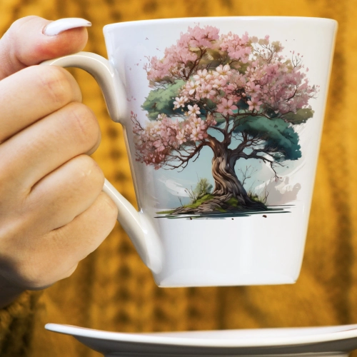 WIOSENNY WIELKANOCNY KUBEK LATTE 330ml PREZENT WIOSNA ŁASICA