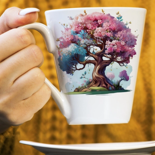 WIOSENNY WIELKANOCNY KUBEK LATTE 330ml PREZENT WIOSNA ŁASICA