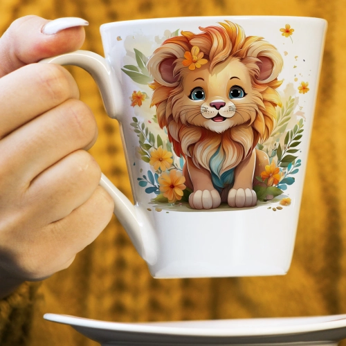 WIOSENNY WIELKANOCNY KUBEK LATTE 330ml PREZENT WIOSNA LEW