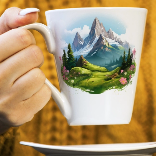 WIOSENNY WIELKANOCNY KUBEK LATTE 330ml PREZENT WIOSNA GÓRY