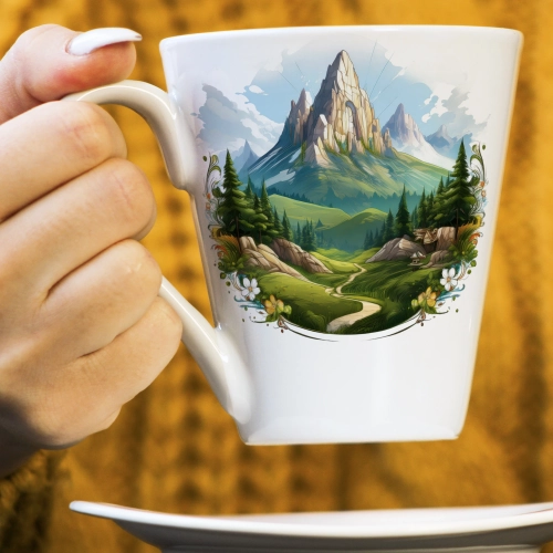 WIOSENNY WIELKANOCNY KUBEK LATTE 330ml PREZENT WIOSNA GÓRY