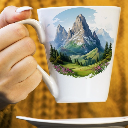 WIOSENNY WIELKANOCNY KUBEK LATTE 330ml PREZENT WIOSNA GÓRY