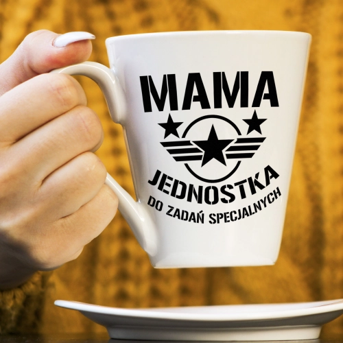KUBEK LATTE 330ml DLA MAMY Z NADRUKIEM NA PREZENT DZIEŃ MATKI MAMA MAMUSIA