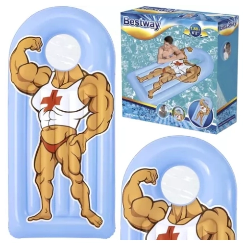 Zestaw: materac Bestway 43421 i łatka naprawcza w oryginalnym opakowaniu