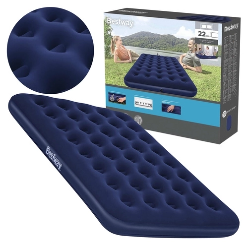 Zestaw: materac Bestway 67002, łatka naprawcza i oryginalne opakowanie