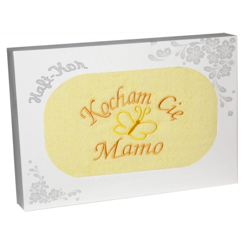 RĘCZNIK Z HAFTEM DZIEŃ MATKI 70x140 NA PREZENT