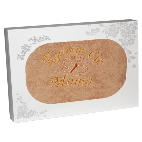 RĘCZNIK Z HAFTEM DZIEŃ MATKI 70x140 NA PREZENT