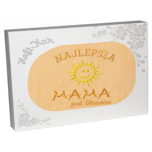 RĘCZNIK Z HAFTEM DZIEŃ MATKI 70x140 NA PREZENT